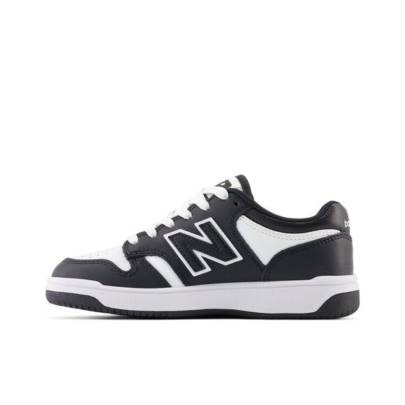 New Balance Kids 480 V1 Lace-up Sneaker Black/White 6 M Big Kid (8-12 Years)